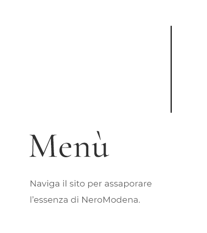 NeroModena - Qualità autentica | Aceto Balsamico di Modena